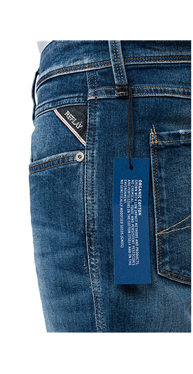 573BIO ANBASS 10.5oz ダークインディゴスーパーストレッチデニム 詳細画像